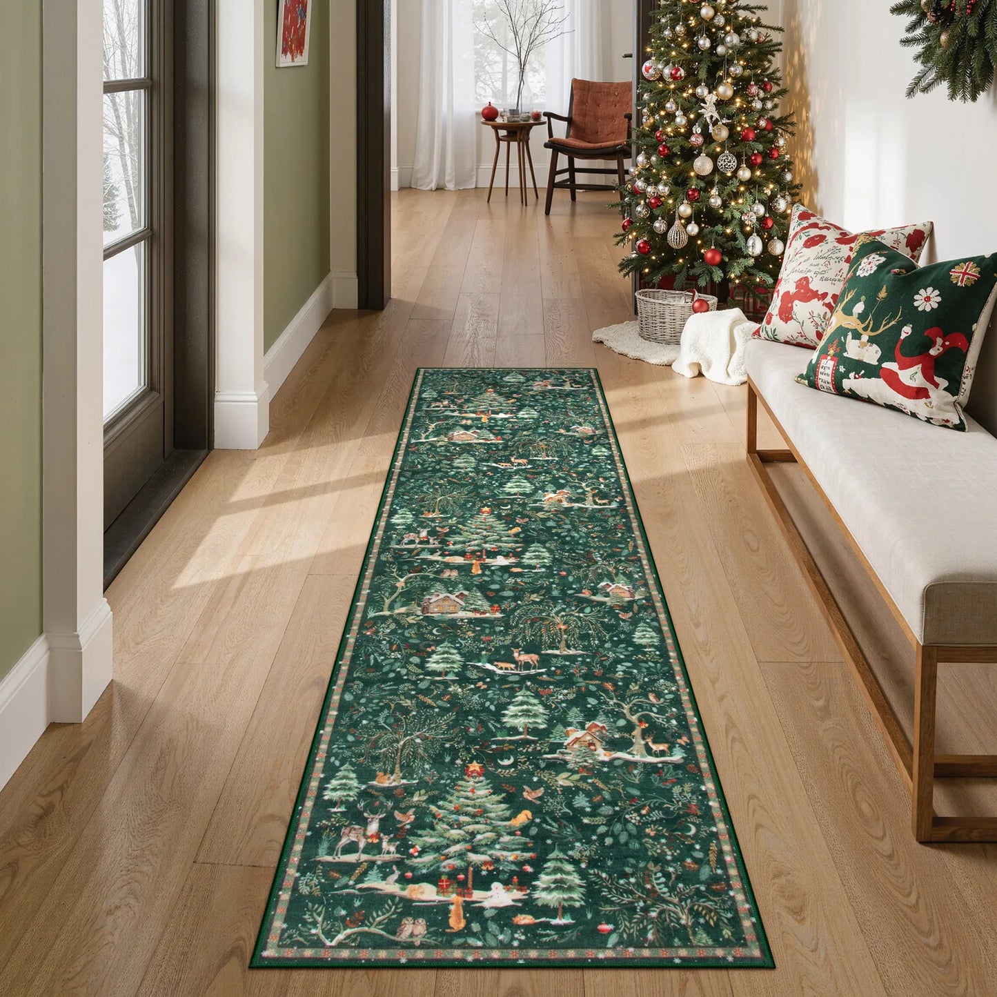 Sleigh FestiveStep™ Rug Runner