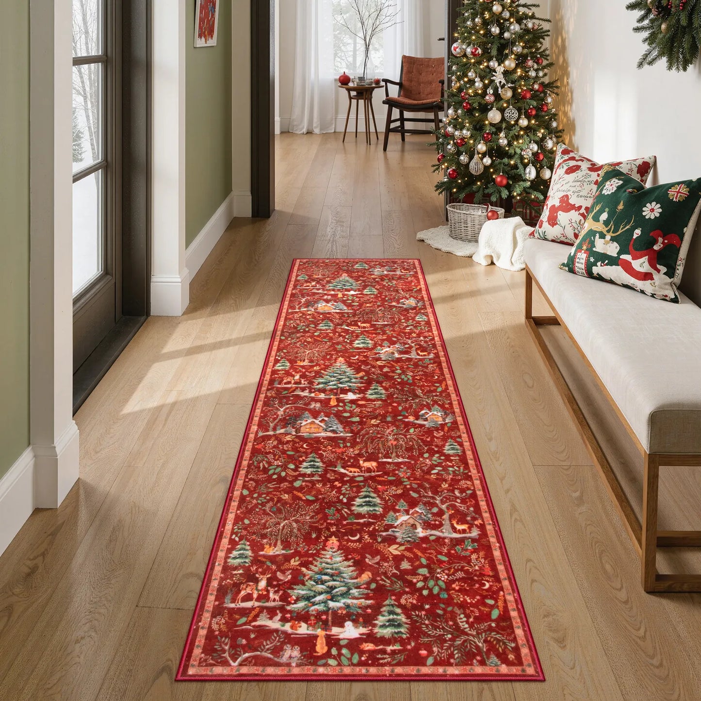 Cabin FestiveStep™ Rug