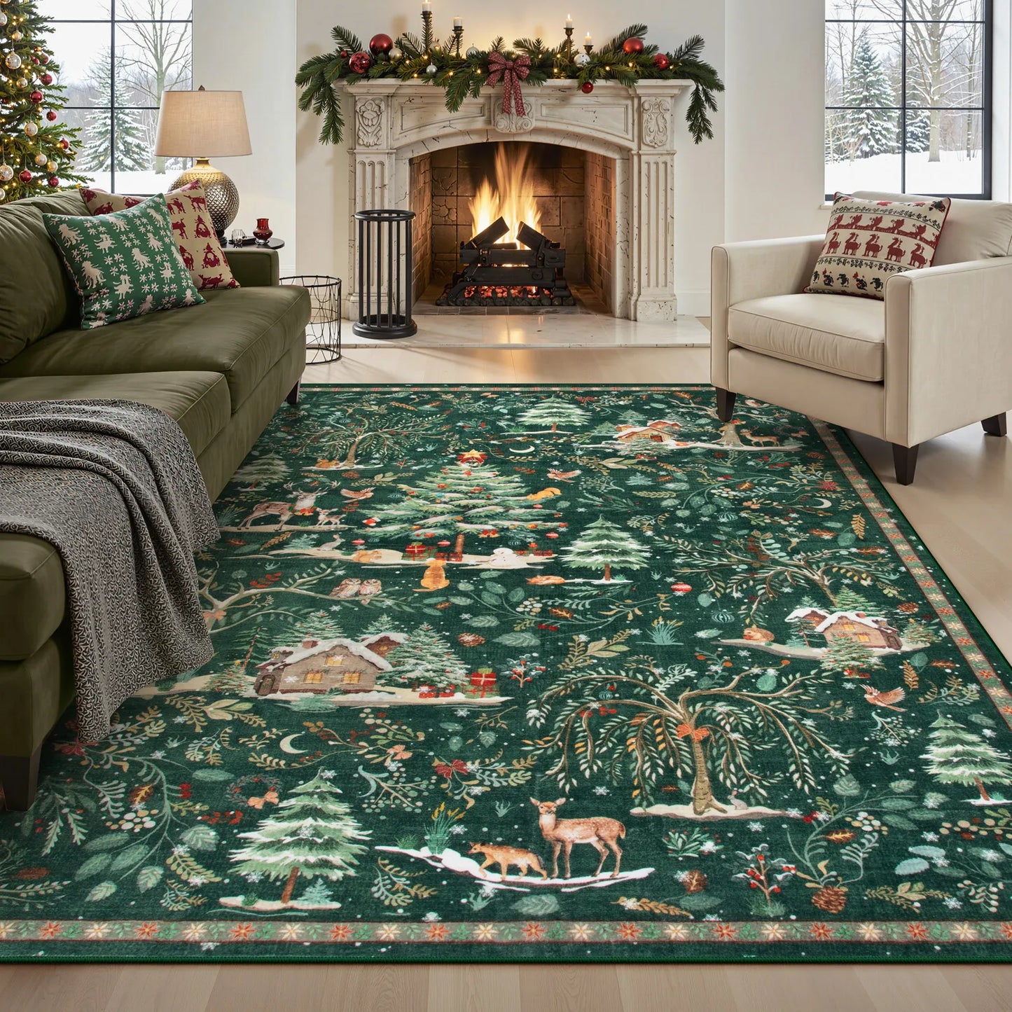 Sleigh FestiveStep™ Rug Runner